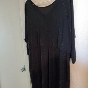 White House Black Market Embellished Blouson Dress